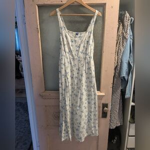 Old Navy Linen Floral Dress